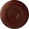 Ekena Millwork Caputo Ceiling Medallion (Fits Canopies up to 6"), Hand-Painted Antique Copper, 24 1/4"OD x 1 1/2"P CM24CAACS - alternate 1